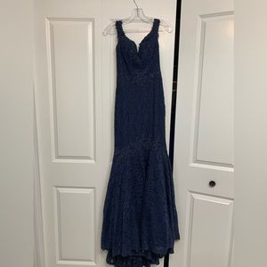 Blue Prom dress